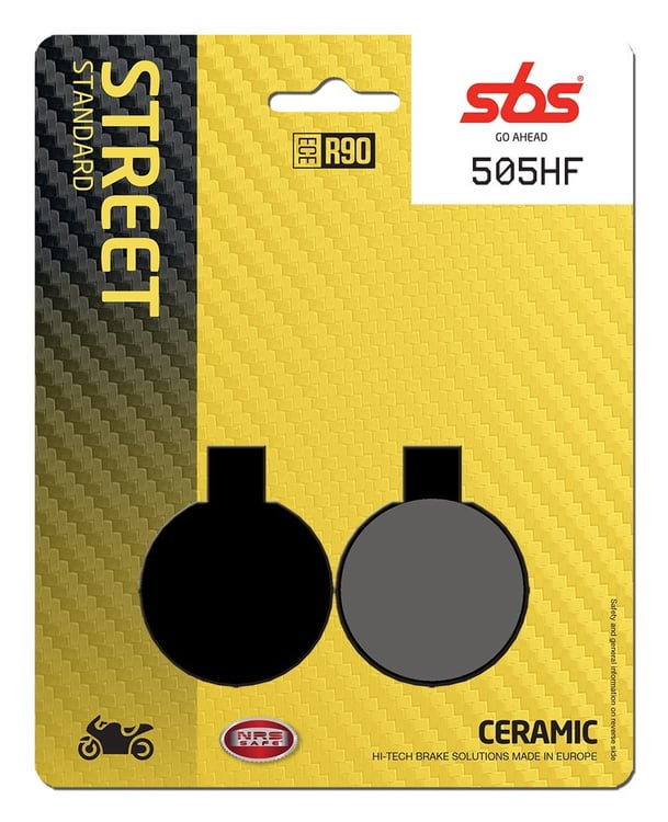 SBS Ceramic Front / Rear Brake Pads - 505HF