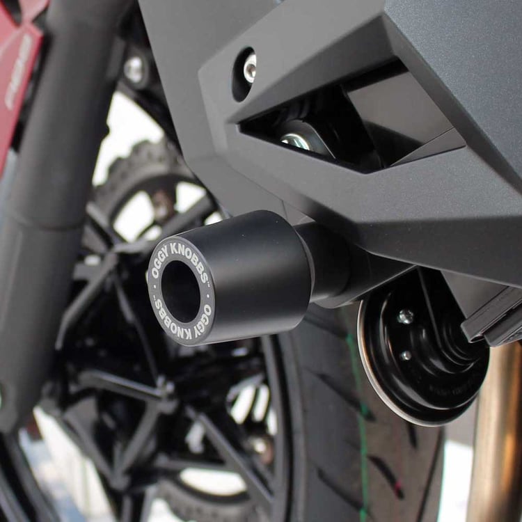 Oggy Knobbs Kawasaki Z400 1821 Black Frame Slider Kit