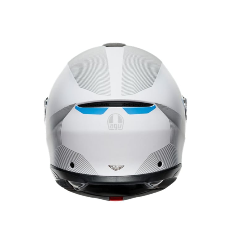 AGV TourModular Frequency Light Grey/Blue Helmet