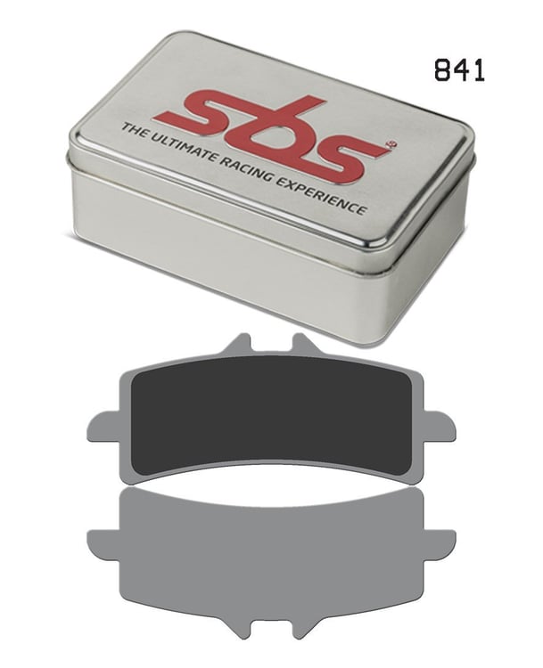 SBS Dual Sinter Racing Front Brake Pads - 841DS2