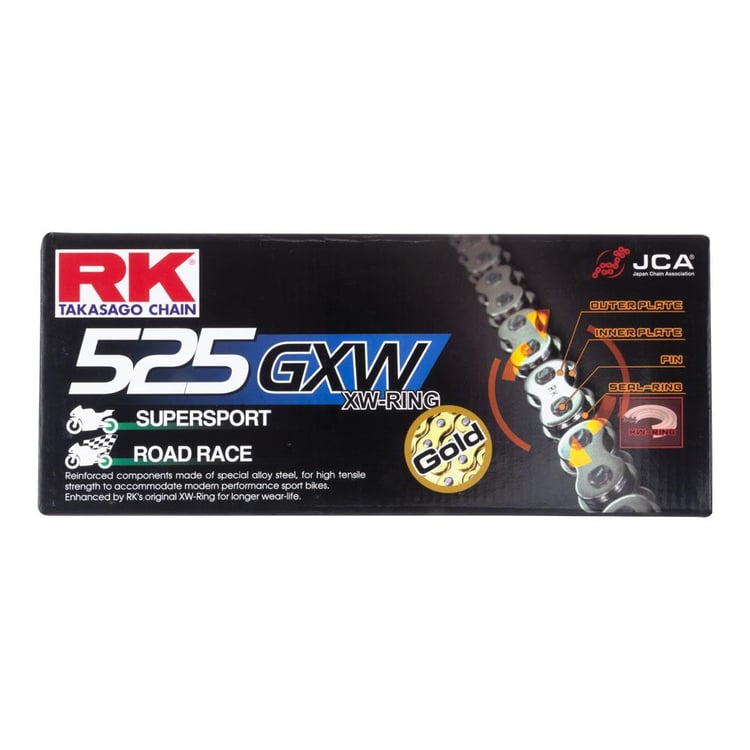 RK GB525GXW-120L Gold Chain