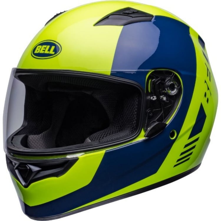 Bell Qualifier Turnpike Hi-Vis Yellow/Navy Helmet