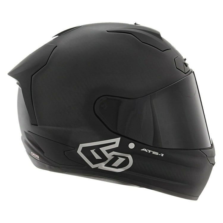 6D ATS-1R Solid Matte Black Helmet