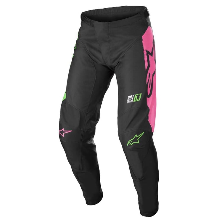 Alpinestars 2022 Racer Compass Black/Green Neon/Pink Fluo Pants