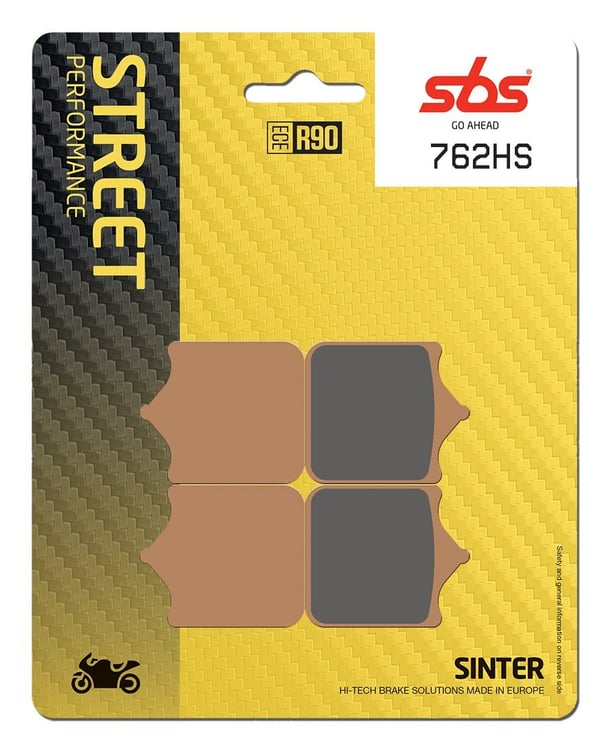 SBS Sintered Road Front Brake Pads - 762HS