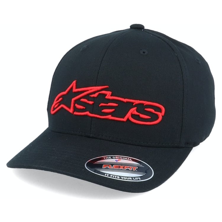 Alpinestars Blaze Black/Red Flexfit Hat