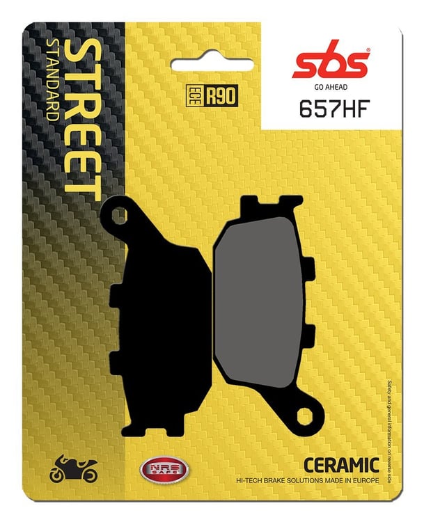 SBS Ceramic Front / Rear Brake Pads - 657HF