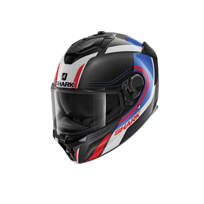 Shark Spartan GT Carbon Tracker Blue/Red Helmet