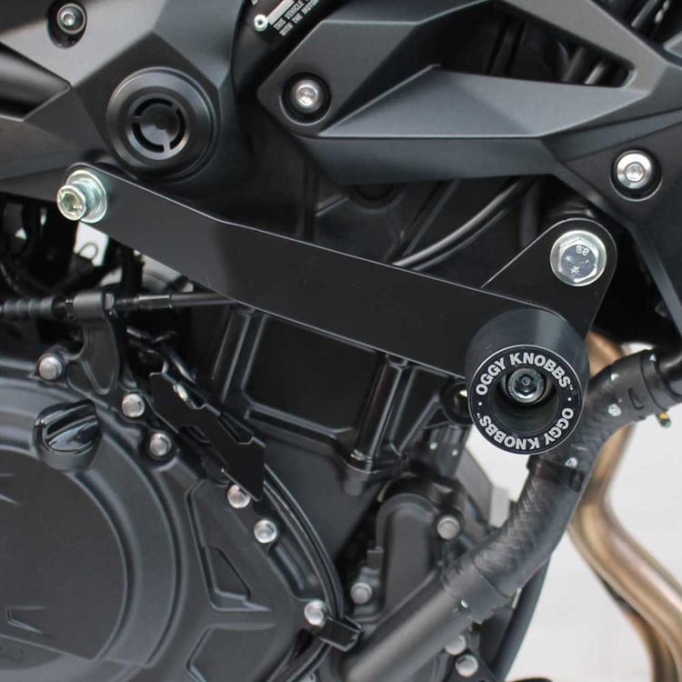 Oggy Knobbs Kawasaki Z400 1821 Black Frame Slider Kit