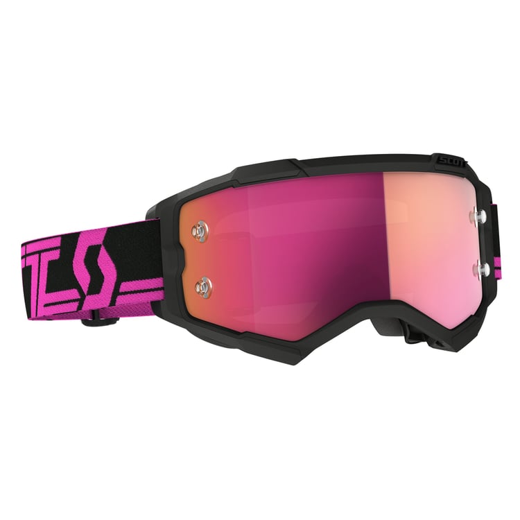 Scott Fury Black/Pink / Pink Chrome Works Goggle