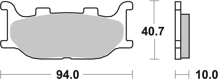 SBS Ceramic Front / Rear Brake Pads - 691HF