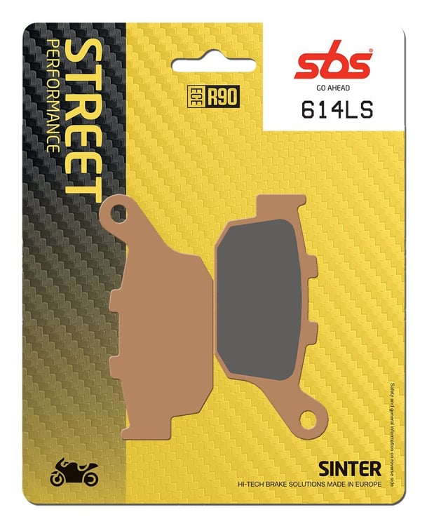 SBS Sintered Road Rear Brake Pads - 614LS