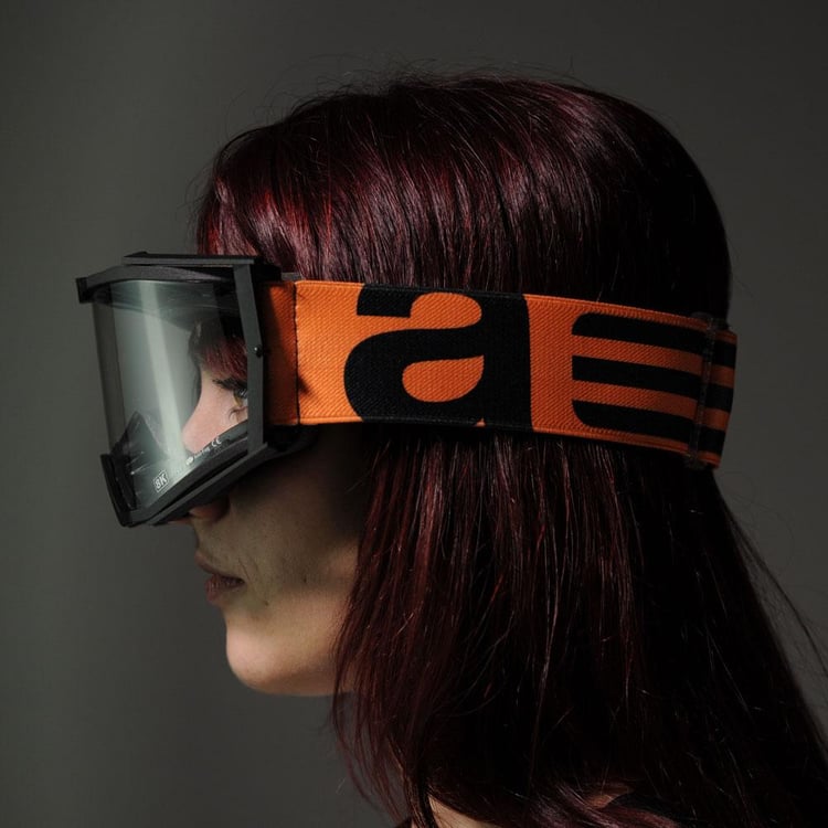 Ariete 8K Clear/Black/Orange Goggles