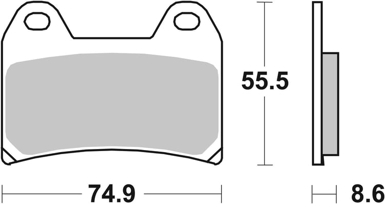 SBS Ceramic Front / Rear Brake Pads - 706HF