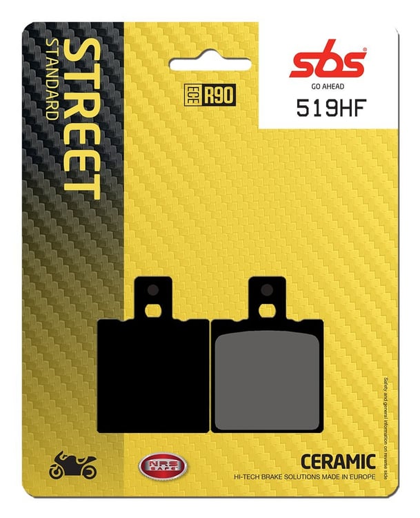 SBS Ceramic Front / Rear Brake Pads - 519HF