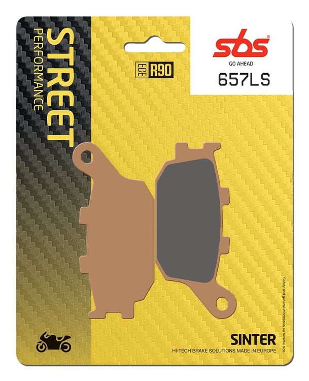 SBS Sintered Road Rear Brake Pads - 657LS