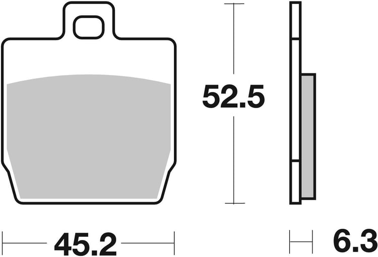 SBS Ceramic Front / Rear Brake Pads - 145HF