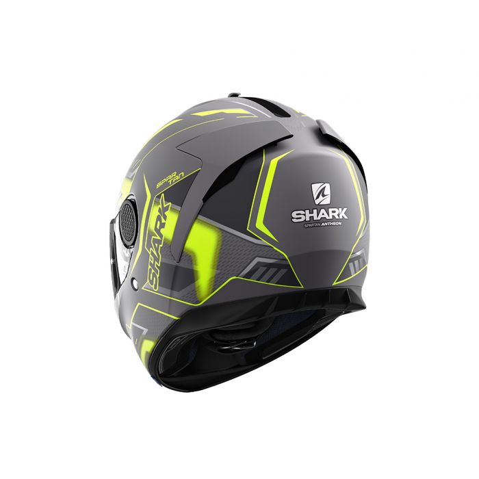 Shark Spartan Antheon Matt Anthracite/Yellow/Black Helmet