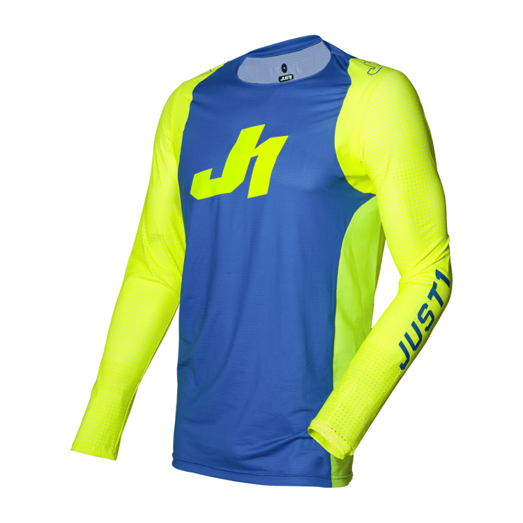 Just1 J-Flex Aria Blue/Fluo Yellow MX Jersey