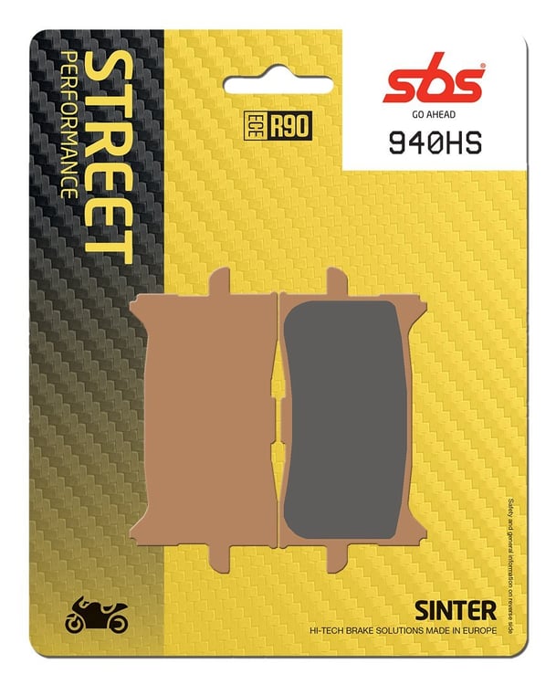 SBS Sintered Road Front Brake Pads - 940HS