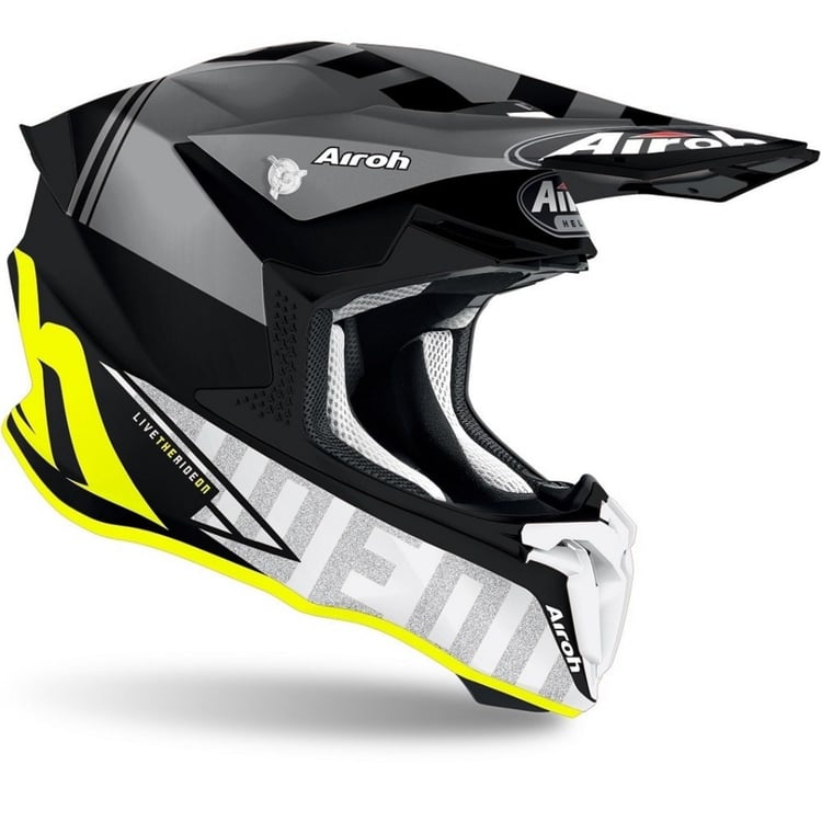 Airoh Twist 2.0 Tech Yellow Matt Helmet