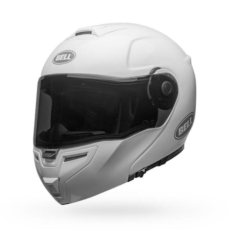 Bell SRT Modular Solid White Helmet