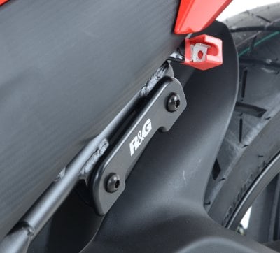 R&G Honda CBR500R Black Rear Footrest Blanking Plates