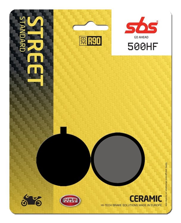 SBS Ceramic Front / Rear Brake Pads - 500HF