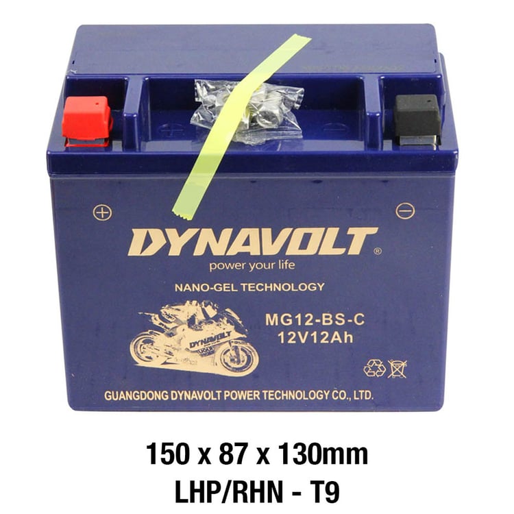 Dynavolt MG12-BS-C Nano-Gel Battery
