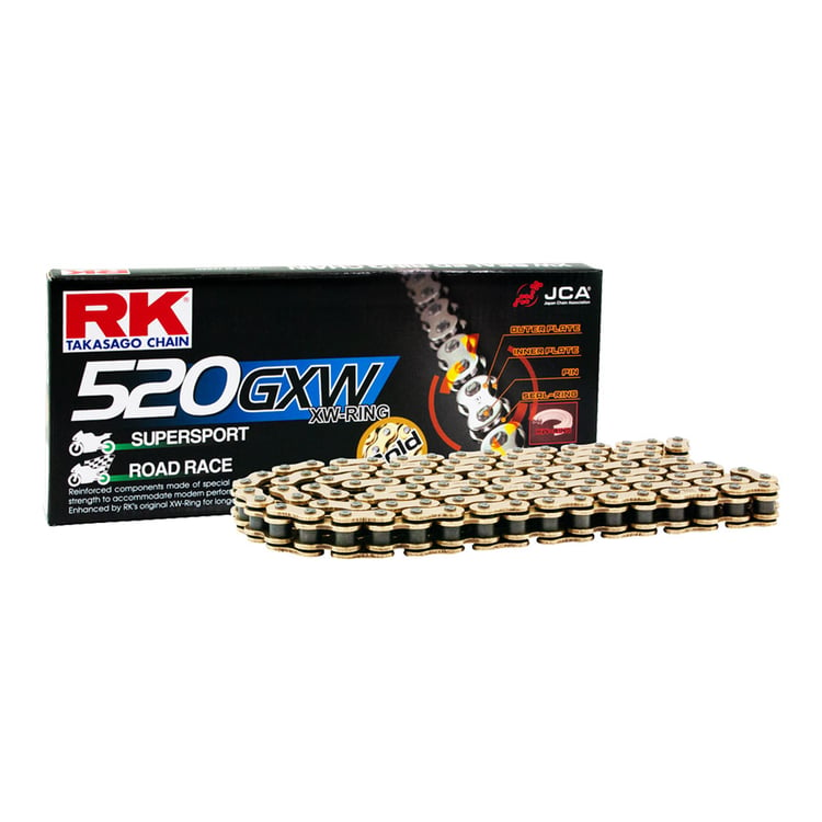 RK GB520GXW 120 Link Gold Chain