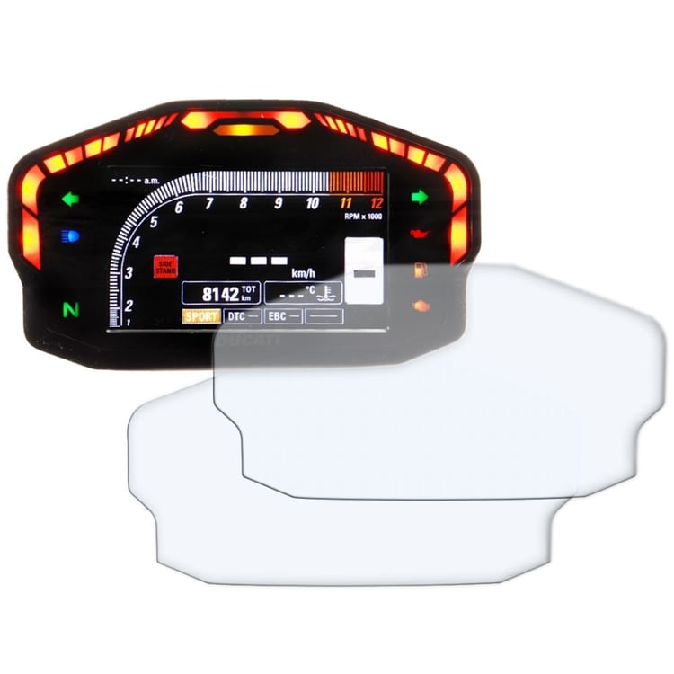 R&G Ducati 1199/1299/899/959 Panigale Dashboard Screen Protector Kit