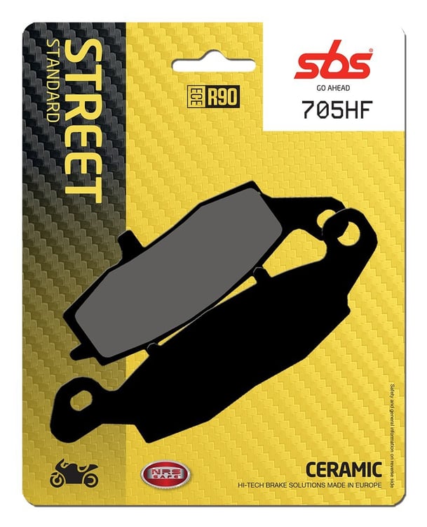 SBS Ceramic Front / Rear Brake Pads - 705HF