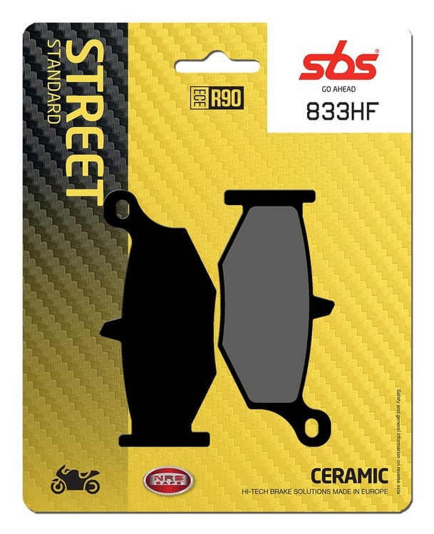 SBS Ceramic Front / Rear Brake Pads - 833HF