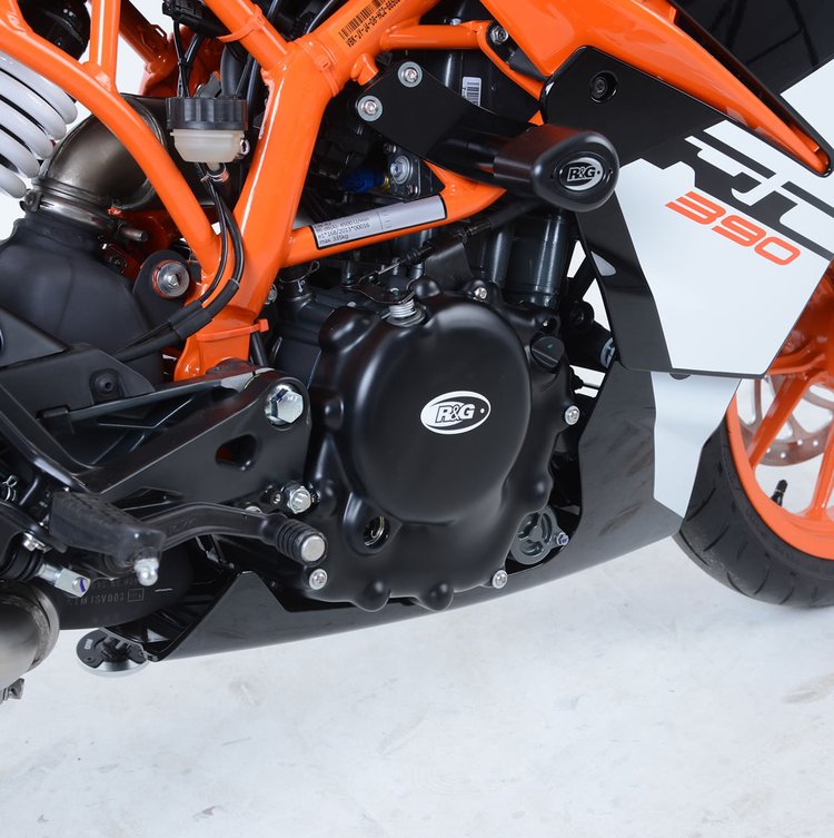R\u0026G KTM RC390 Black Right Hand Side 