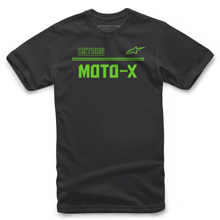 Alpinestars Astars Moto-X Black/Green T-Shirt