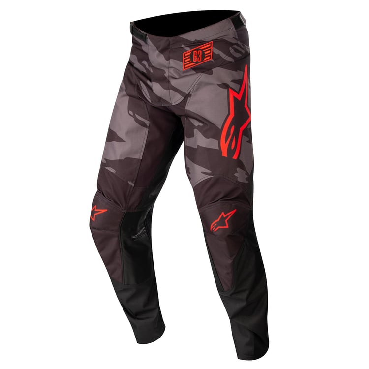 Alpinestars 2022 Youth Racer Tactical Black/Gray Camo/Red Fluo Pants