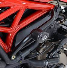 R&G Ducati Monster 1200/R/S Front Right Hand Side Black Frame Plug
