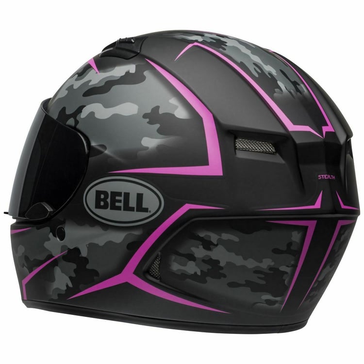 Bell Qualifier Stealth Camo Matte Black/Pink Helmet