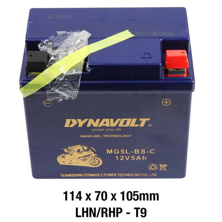 Dynavolt MG5L-BS-C Nano-Gel Battery