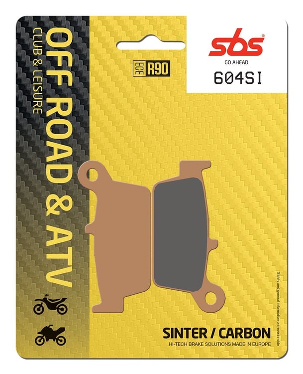 SBS Sintered Offroad Front / Rear Brake Pads - 604SI
