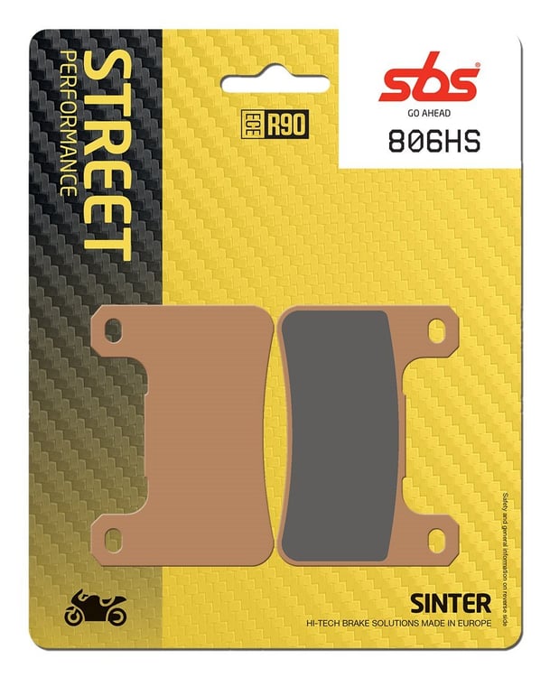 SBS Sintered Road Front Brake Pads - 806HS