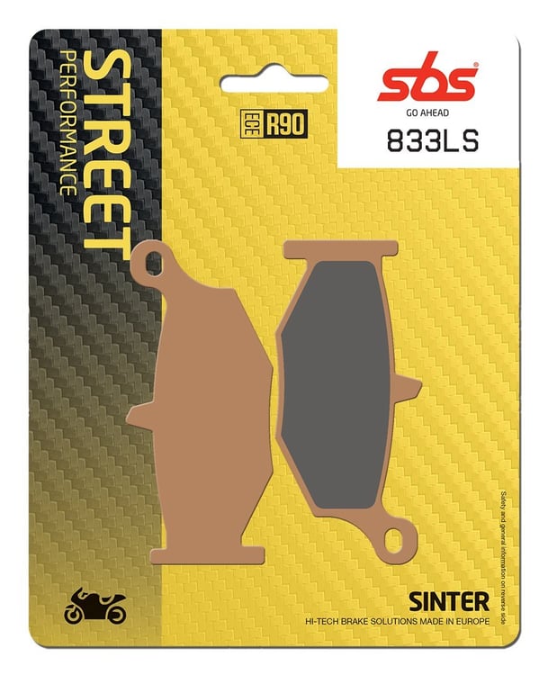 SBS Sintered Road Rear Brake Pads - 833LS