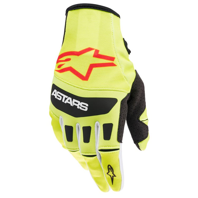 Alpinestars 2022 Techstar Yellow Fluo/Black Gloves