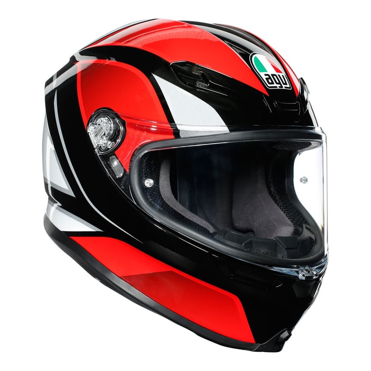 AGV K6 Hyphen Black/Red/White Helmet