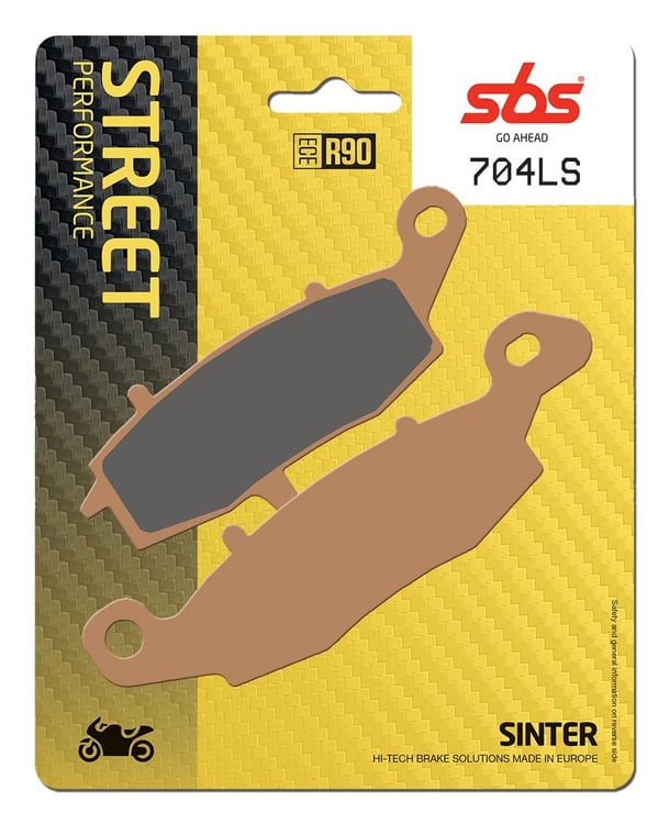 SBS Sintered Road Rear Brake Pads - 704LS