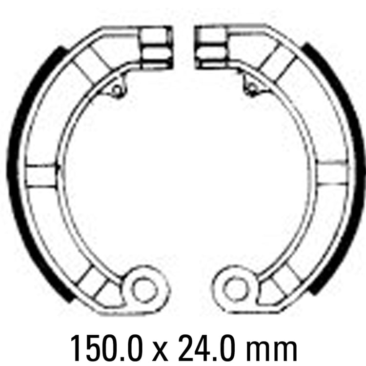 Ferodo FSB874A Eco Friction Brake Shoe Set