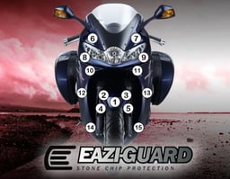 Eazi-Guard Triumph Sprint GT 2010 - 2017 Matte Paint Protection Film