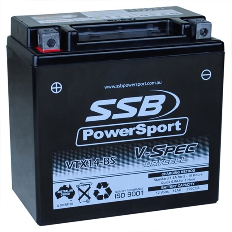 SSB V-SPEC YTX14-BS Battery