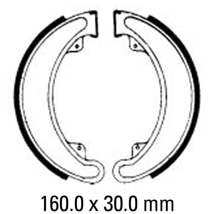 Ferodo FSB742 Brake Shoe Set