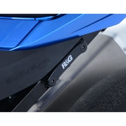 R&G Kawasaki Ninja 250/300 Black Rear Footrest Blanking Plates